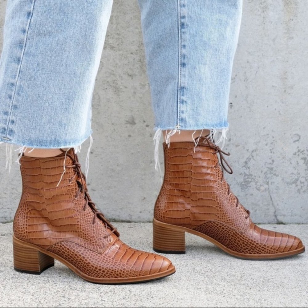 Freda Salvador Croc Boots  - NWT